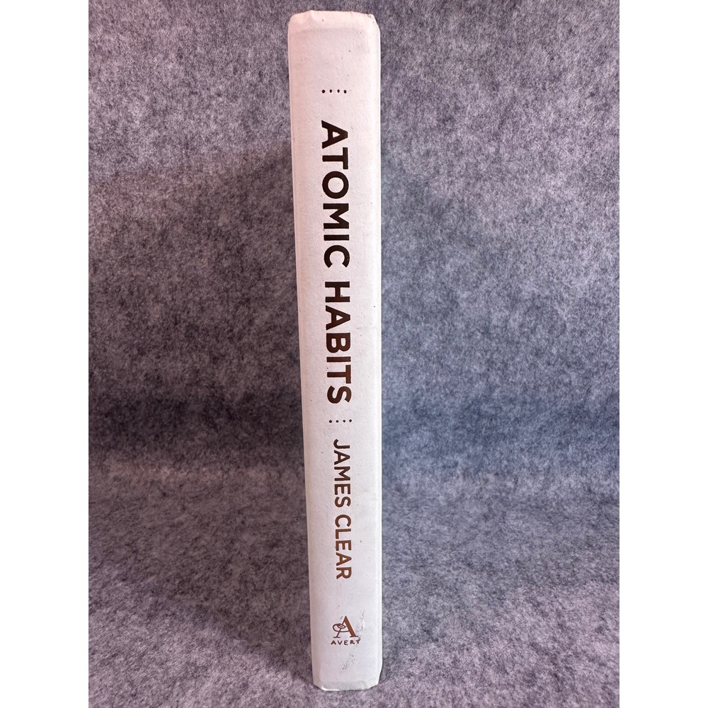 Atomic Habits James Clear Hardcover Self-Improvement Book (No Dust Jacket)
